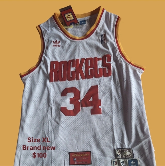 Hakeem Olajuwon Houston Rockets Jersey - Picture 1 of 3